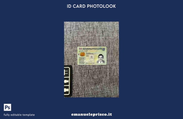 modello FRONTALE photolook ID Lituania stile verificato